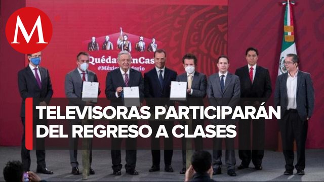 Regreso a clases desde casa será transmitido en 4 televisoras