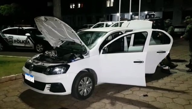 BPFron apreende carro com tabletes de maconha na BR-163, em Cascavel