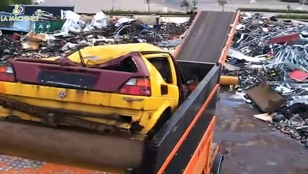 Extreme Dangerous Car Crusher Machine in Action, Crush Everything & Car Shredder Modern Technology ( 480 X 854 )