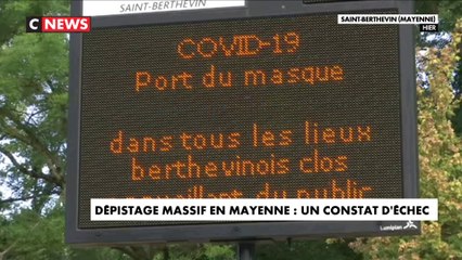 Dépistage massif en Mayenne : un constat d'échec