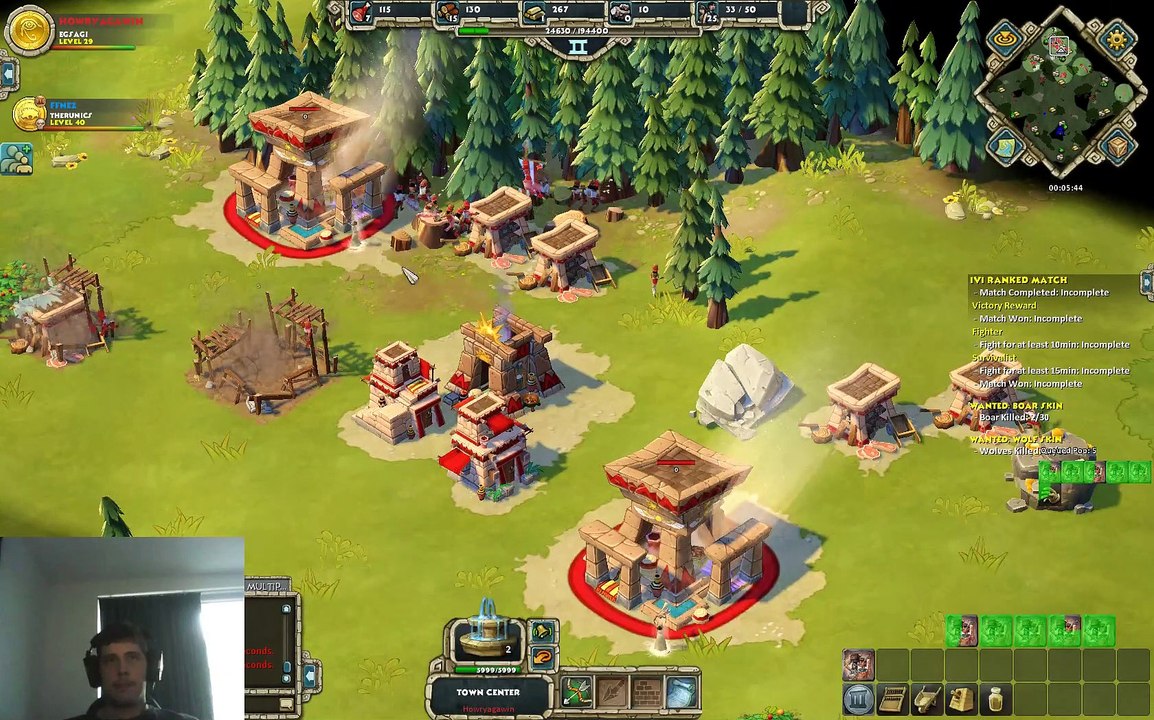 Egypt Vs Celt - Age of Empires Online