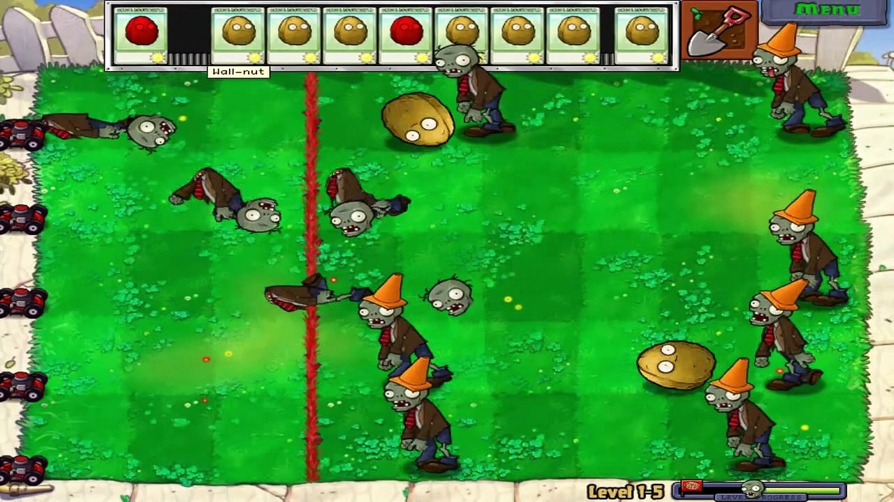 Getting Potato Mine - Adventure - Level 1-5 - Plants Vs Zombies