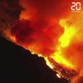 Californie : Les images impressionnantes de l'incendie à l'est de Los Angeles