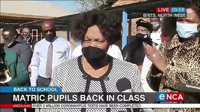 Learners returning to school
