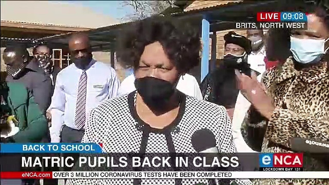 Learners returning to school