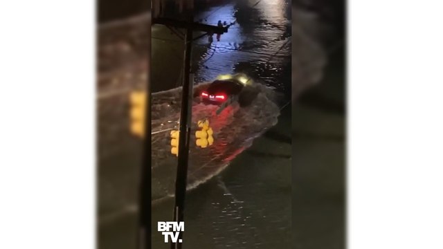 Les images des premières inondations en Caroline du Sud, touchée par l'ouragan Isaias