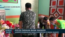 Masker Sumbangan Warga Ditampung Di Bank Masker