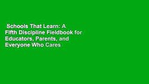 Schools That Learn: A Fifth Discipline Fieldbook for Educators, Parents, and Everyone Who Cares