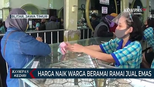 Harga Emas Naik, Warga Beramai Ramai Jual Emas