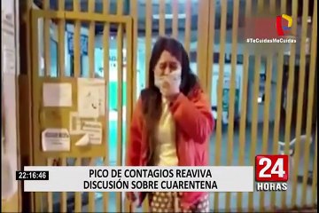 Pico de contagiados reaviva discusión sobre regreso a la cuarentena
