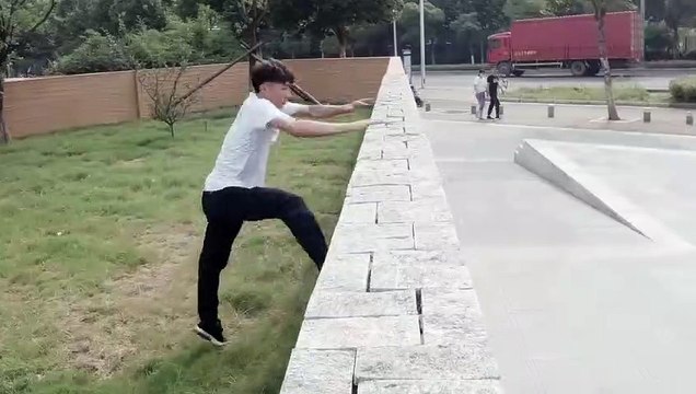 FIG Virtual Parkour Freestyle Competition Men's Finalist 2 | Jiawen Gao