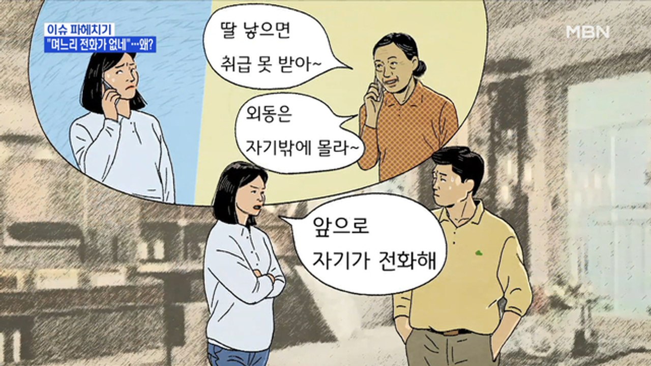 MBN 뉴스파이터-고부의 안부 전화 갈등…해결 방법은?