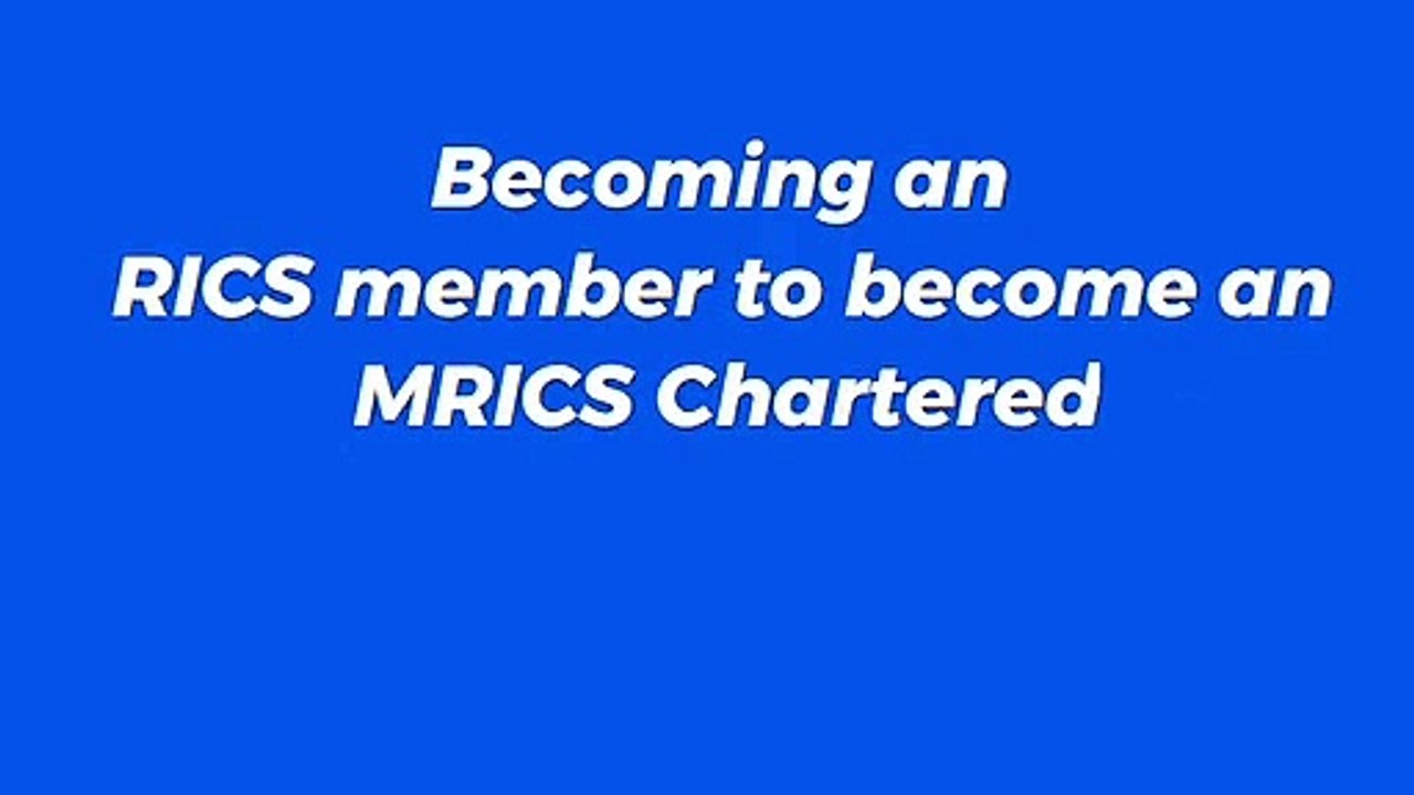 rics accredited masters