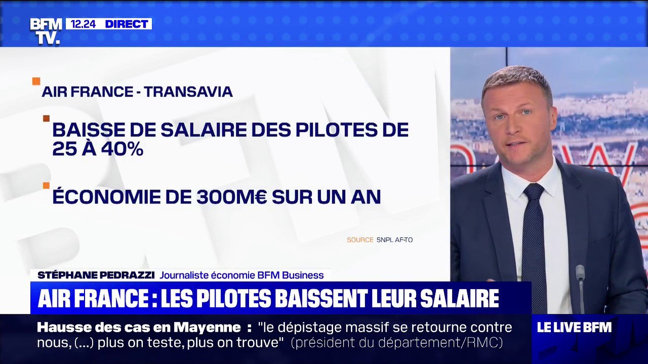 Les salaires des pilotes d'Air France et Transavia ont déjà baissé