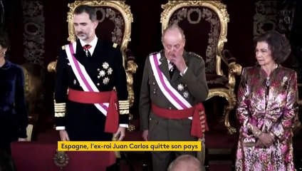 Espagne : l'ancien roi Juan Carlos quitte le pays