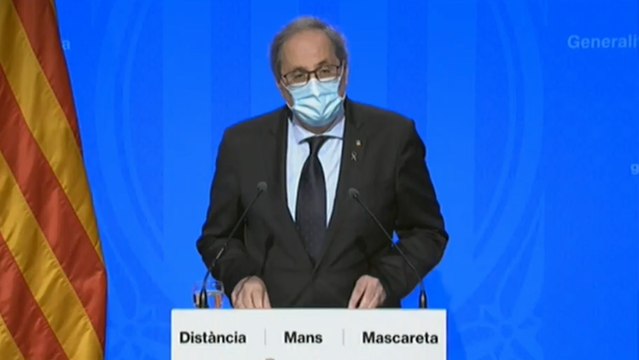 Torra pide la abdicación del Rey tras la huida de Juan Carlos I