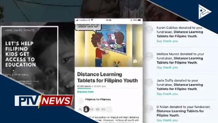 Frontliner sa Ireland, nagsagawa ng fund raising para magbigay ng tablets sa ilang bata sa Pilipinas