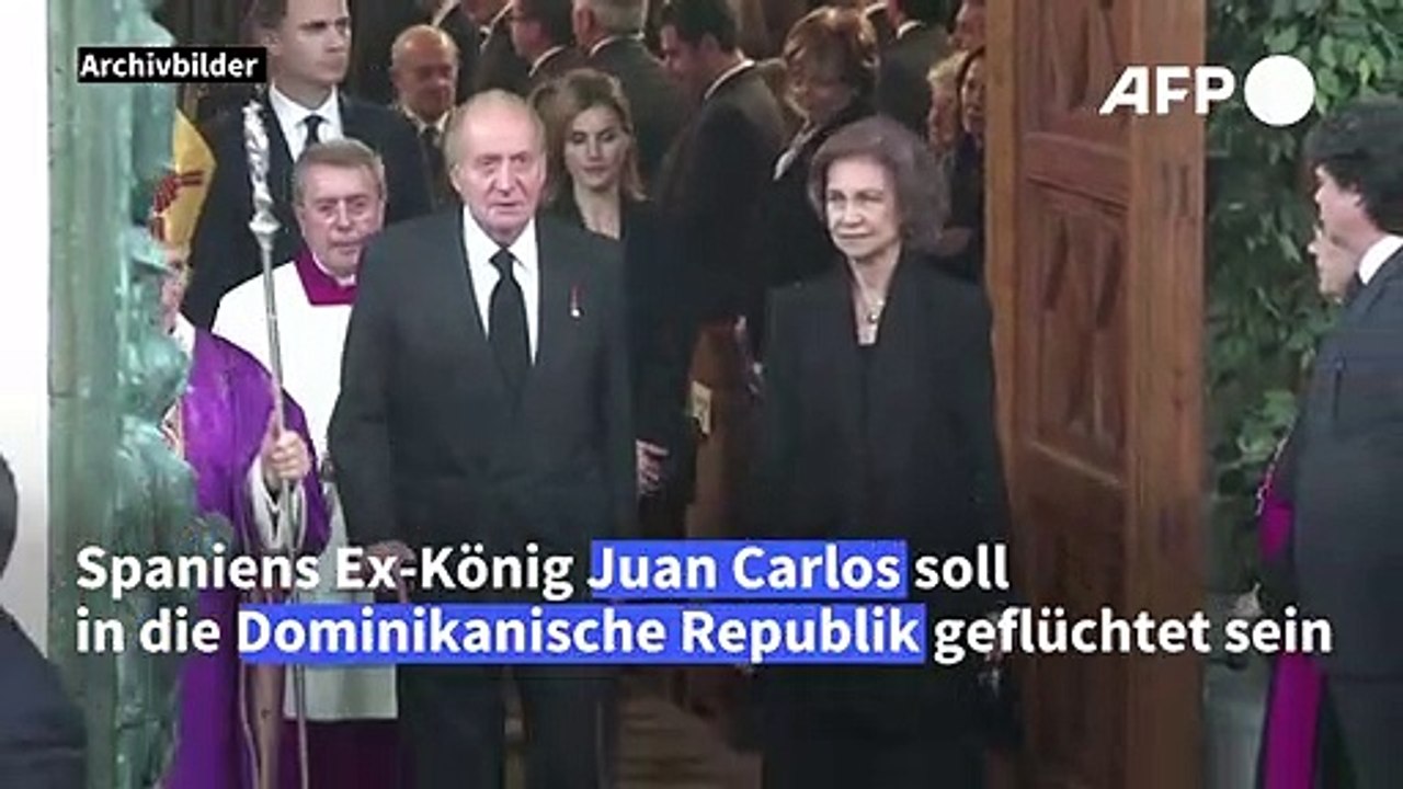Spaniens ex-könig juan carlos angeblich in der domrep