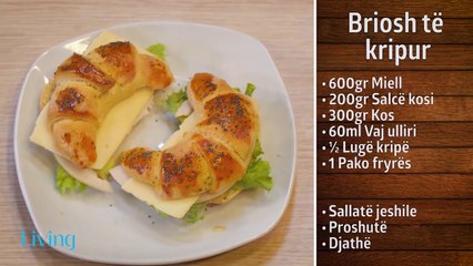 Receta në 2 minuta - Briosh i kripur
