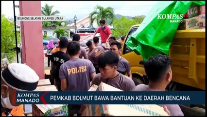 Pemkab Bolmut Bawa Bantuan Ke Bolmong Selatan