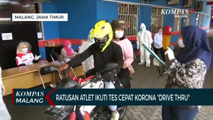 Ratusan Atlet Ikuti Rapid Test Drive Thru