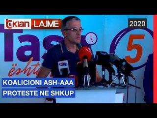 Koalicioni ASH AAA proteste ne Shkup |Lajme-News