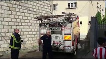 Report TV -Shpërthen bombula e gazit, banesa në Korçë përfshihet nga flakët