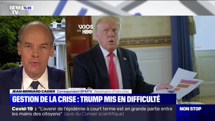 Donald Trump mis en difficulté dans une interview sur la gestion de la crise du Covid-19