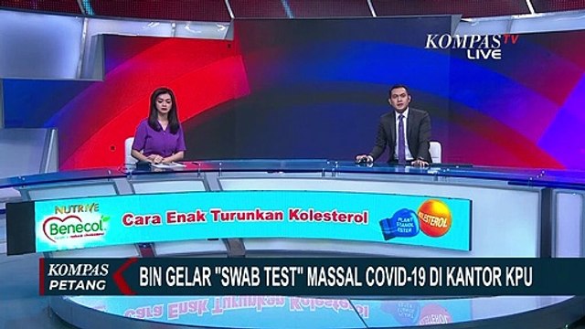 BIN Gelar Tes Swab Massal di Gedung KPU