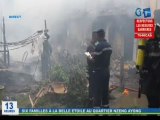 RTG/Incendie dans le 6ème arrondissement de Libreville laissant plusieurs familles sans abri