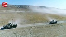 MSB tank konvoyuyla duyurdu: TurAz Kartalı Tatbikatı başarıyla devam ediyor