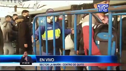 Informe en vivo desde el Playón de La Marín en Quito: ¿Se cumple distanciamiento social?