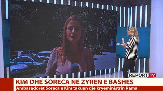 Report TV -Basha takim me dy ambasadorë! Kim, Soreca në selinë e PD-së në orën 10