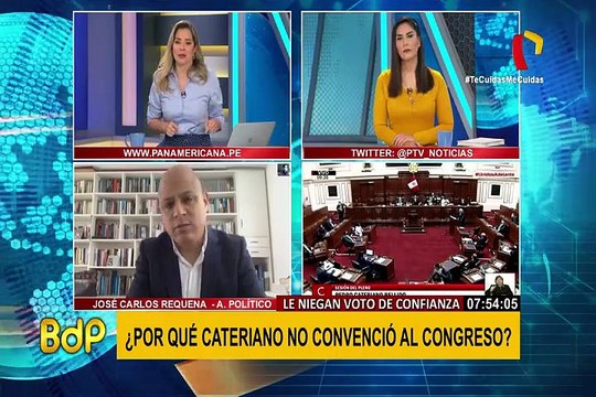 José Carlos Requena: Se debe aclarar motivaciones que llevaron a negación de confianza