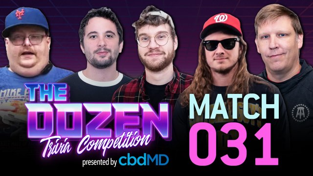 Trivia Rivalry Renewed As Brandon & PFT Battle Nick, KB, Frank The Tank (The Dozen presented by cbdMD: Episode 031)