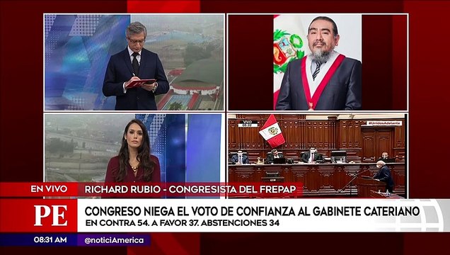 Congresista del FREPAP explica por qué su partido negó el voto de confianza al Gabinete Cateriano | Primera Edición (HOY)