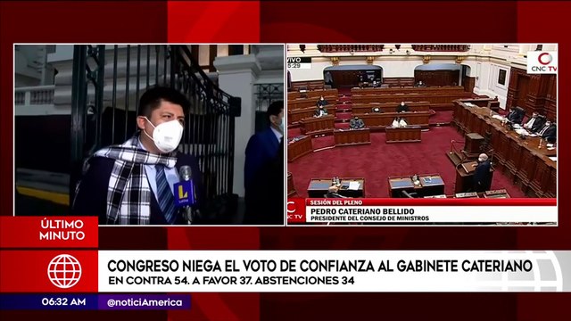 UPP sobre negación de confianza a Cateriano Es la respuesta a la soberbia | Primera Edición (HOY)