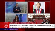 Vocero de Acción Popular se pronunció acerca de la decisión del Congreso de negar la confianza al Gabinete de Pedro Cateriano | Primera Edición (HOY)