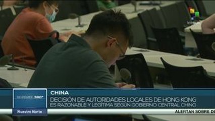 Download Video: China ratifica apoyo a postergación de elecciones en Hong Kong