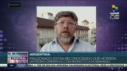 Acusan a exfuncionarios argentinos por caso Santiago Maldonado