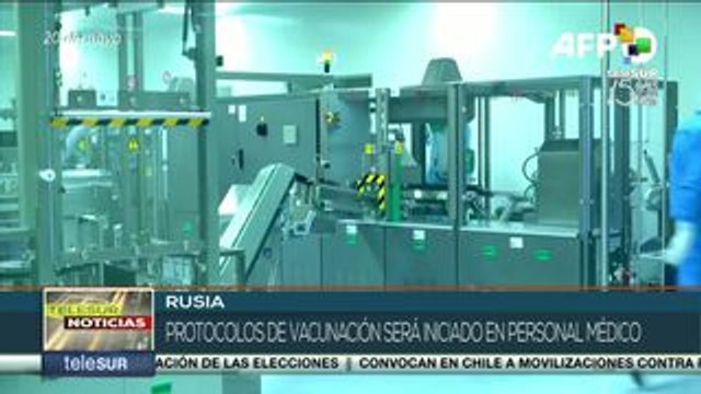 Rusia podría iniciar en otoño vacunación masiva contra COVID-19