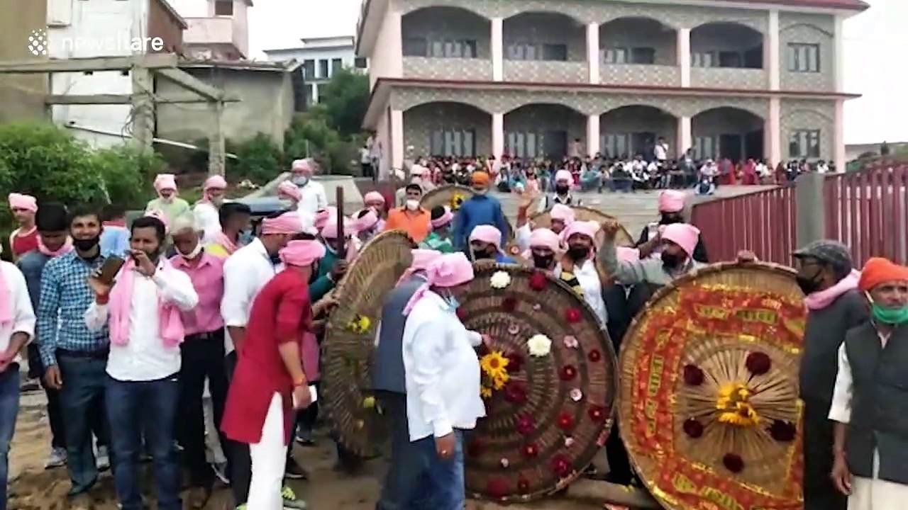 Stone-pelting festival celebrated despite warning from authorities amid COVID-19 in northern India