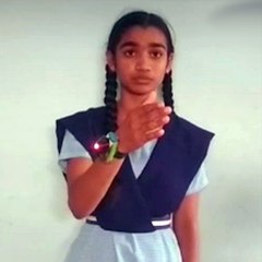A class 9 student devises a smart-band to alert people when they touch their faces