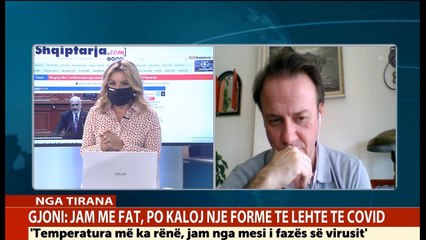 Ralf Gjoni përshëndet nismën e Report Tv për maskën dhe tregon karantinën: Jam OK, u infektova..