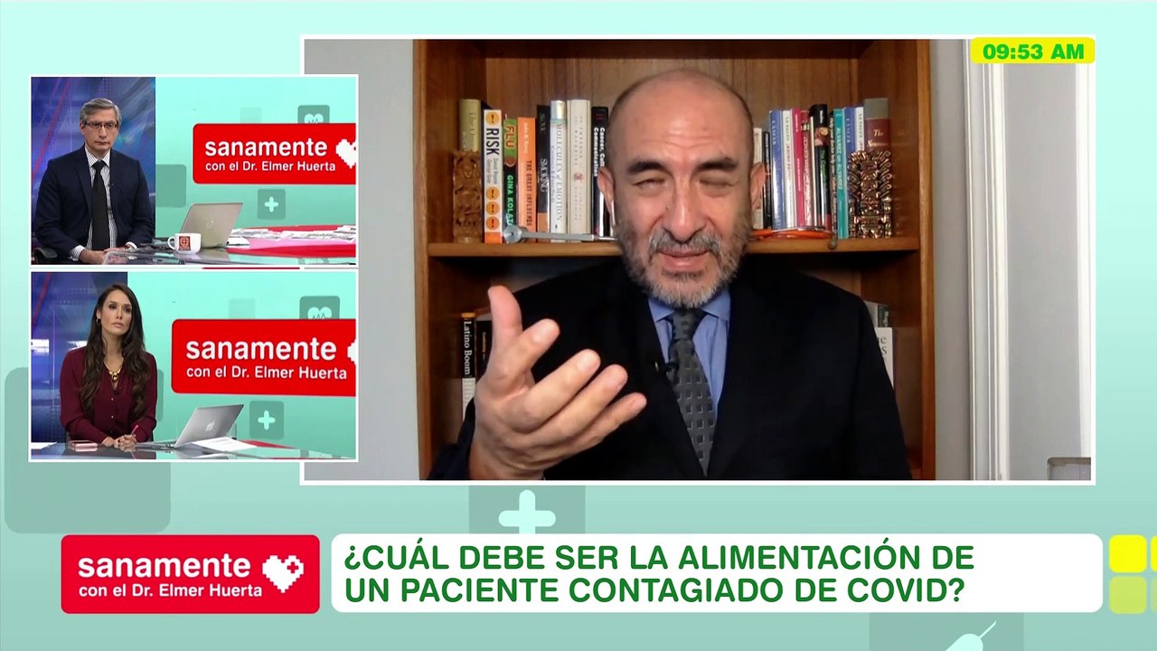 ¿Cuál debe ser la alimentación de un paciente con Covid-19? | Sanamente con el Doctor Elmer Huerta (HOY)