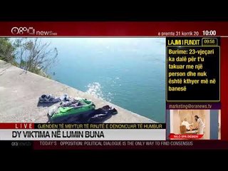 Shkodër: Dy persona gjenden të pajetë në lumin Buna