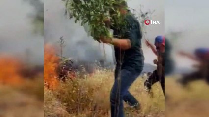 Siirt’te dumanlar gökyüzünü kapladı, köylüleri korku saldı