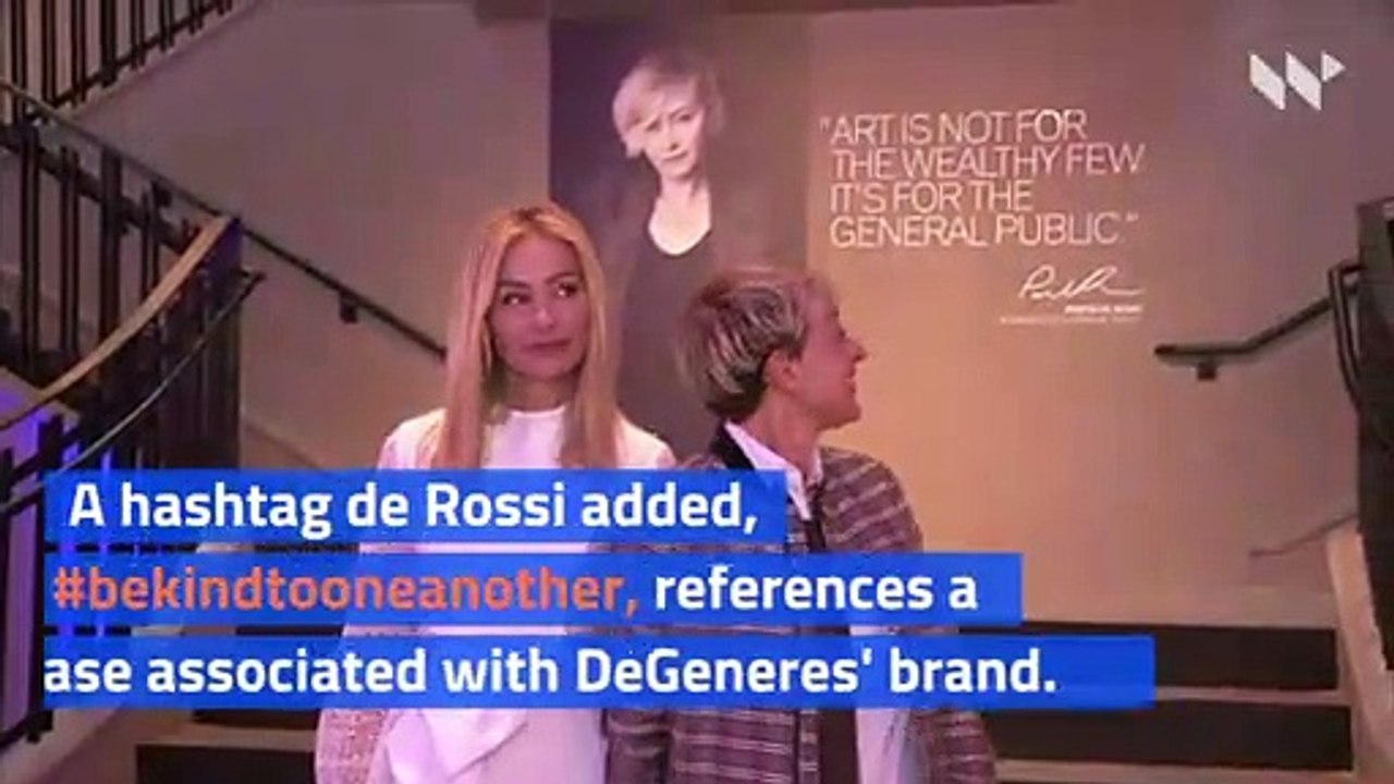 Portia de Rossi Shows Support for Wife Ellen DeGeneres