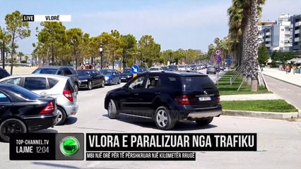 Vlora e paralizuar nga trafiku/ Mbi një orë për të përshkruar një kilometër rrugë