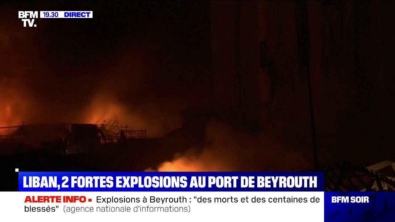 "On a senti comme un tremblement de terre": un témoin raconte les explosions à Beyrouth
